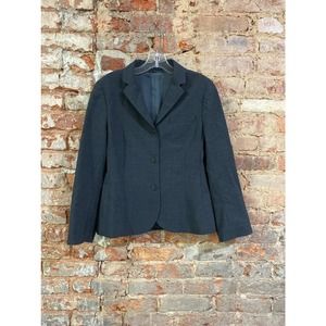 Theory Charcoal Wool Blazer ~ Size 10